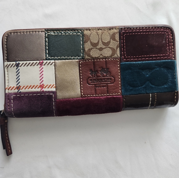 Coach Handbags - COACH PATCHWORK WALLET **RARE**🔥🔥🔥